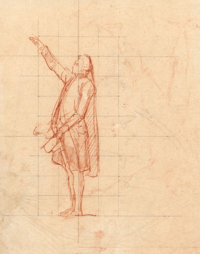 Study for the Tennis Court Oath by Louis Charles Auguste Couder